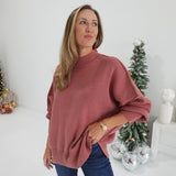 Side Quest Sweater - Winter Rose