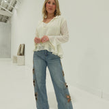 Callie Blouse - Cream