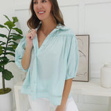 The Favor Top - Blue