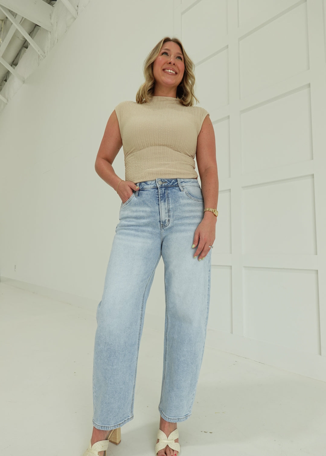 Likeability Barrel Jeans