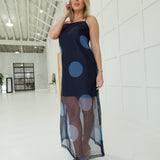 Midnight Overlay Maxi Dress