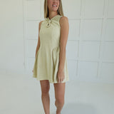 Tilly Mini Dress - Pale Banana