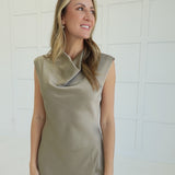 The Night Away Midi Dress - Mocha