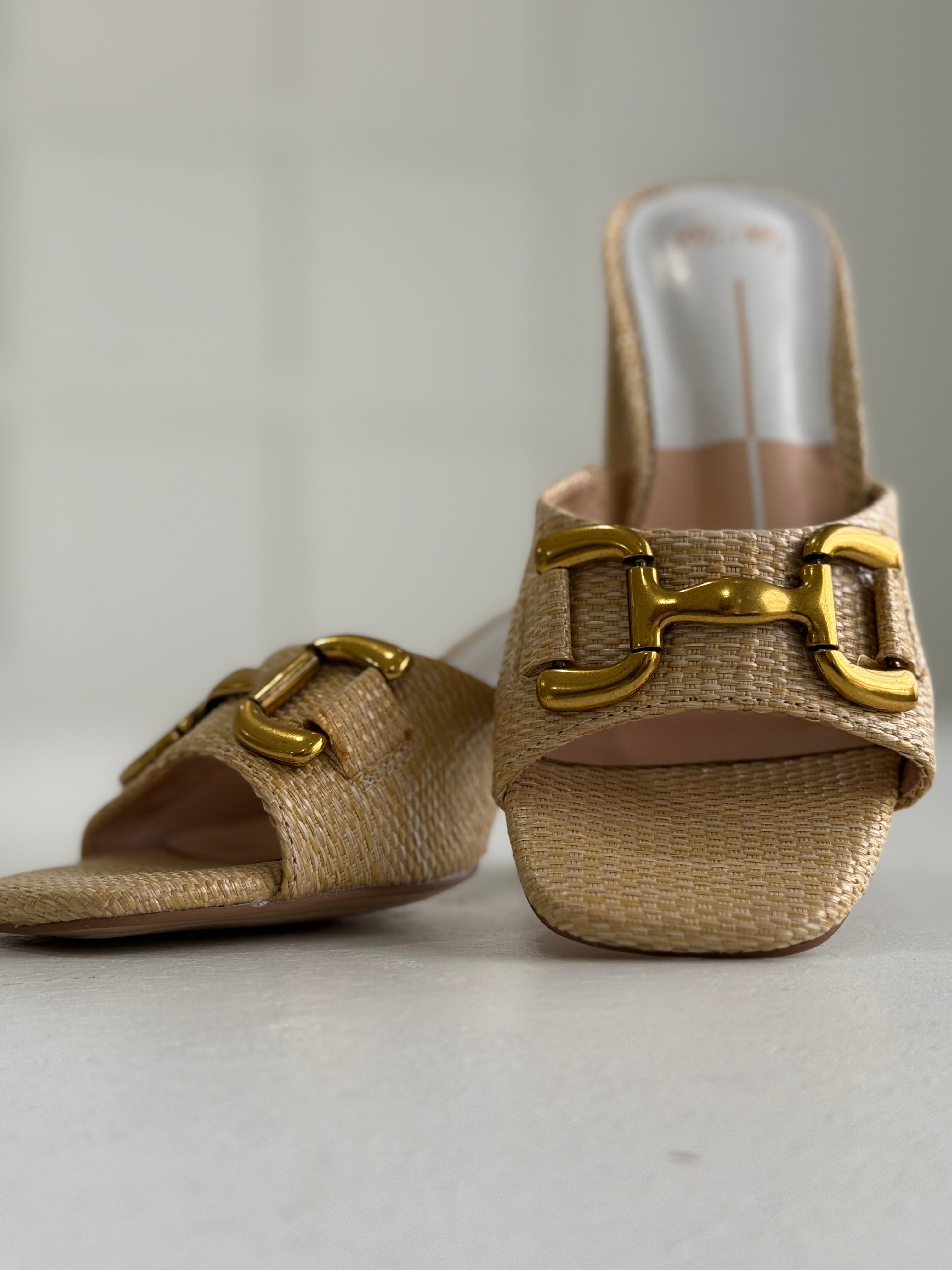 Quinn Raffia Mule