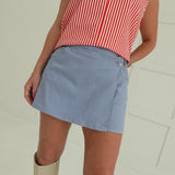 Finish Line Mini Skort - Blue