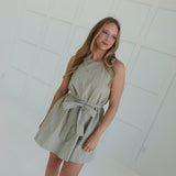 Adaline Mini Dress - Lt Sage