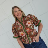Madge Floral Top