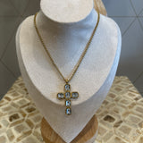 Rhinestone Cross Necklace