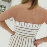 Kiva Midi Dress - Brown