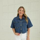 Smitty Denim Jacket Top