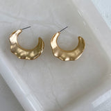 Wavy Metal Hoops