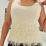 Mae Fringe Top - Off White