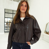 The Bronx Bomber Jacket - Brown