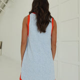 Taylor Textured Dress - Blue