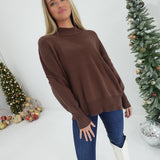 Side Quest Sweater - Brown