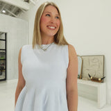 Romy Sweater Top - Powder