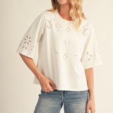 Josie Eyelet Top