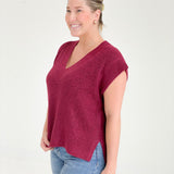 Keep You Close Top - Burgundy