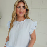 Off The Coast Top - Baby Blue