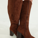 Briar Knee-High Boot - Chestnut Suede