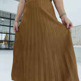 Selene Maxi Skirt - Camel