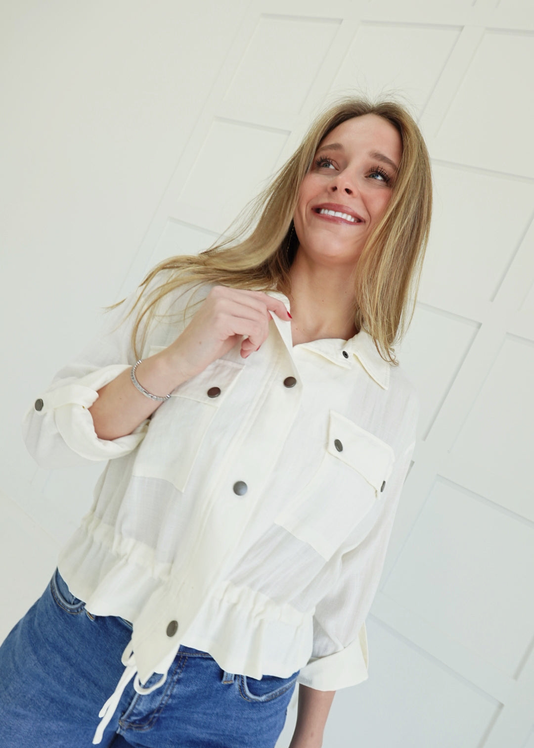 Lighter Layer Jacket - Ecru