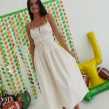 Micah Maxi Dress - Cream