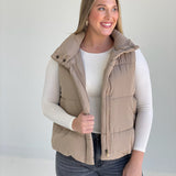 Cold Front Vest - Taupe