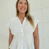 Obie Pintuck Top
