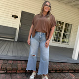 Wanda Collared Blouse - Mocha