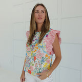 Floral Frenzy Top