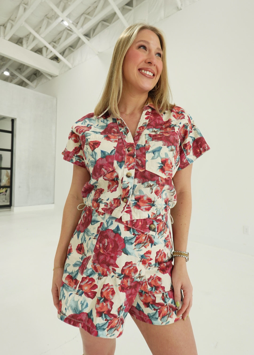 Francine Floral Top