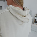 Tepper French Terry Hoodie - Sand Beige