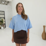 Seekers Suede Mini Skirt