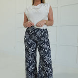 Paloma Cropped Pants - Black