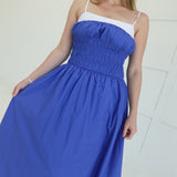 Laya Midi Dress - Blue