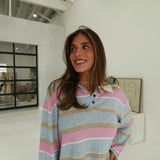 Sky High Polo Sweater