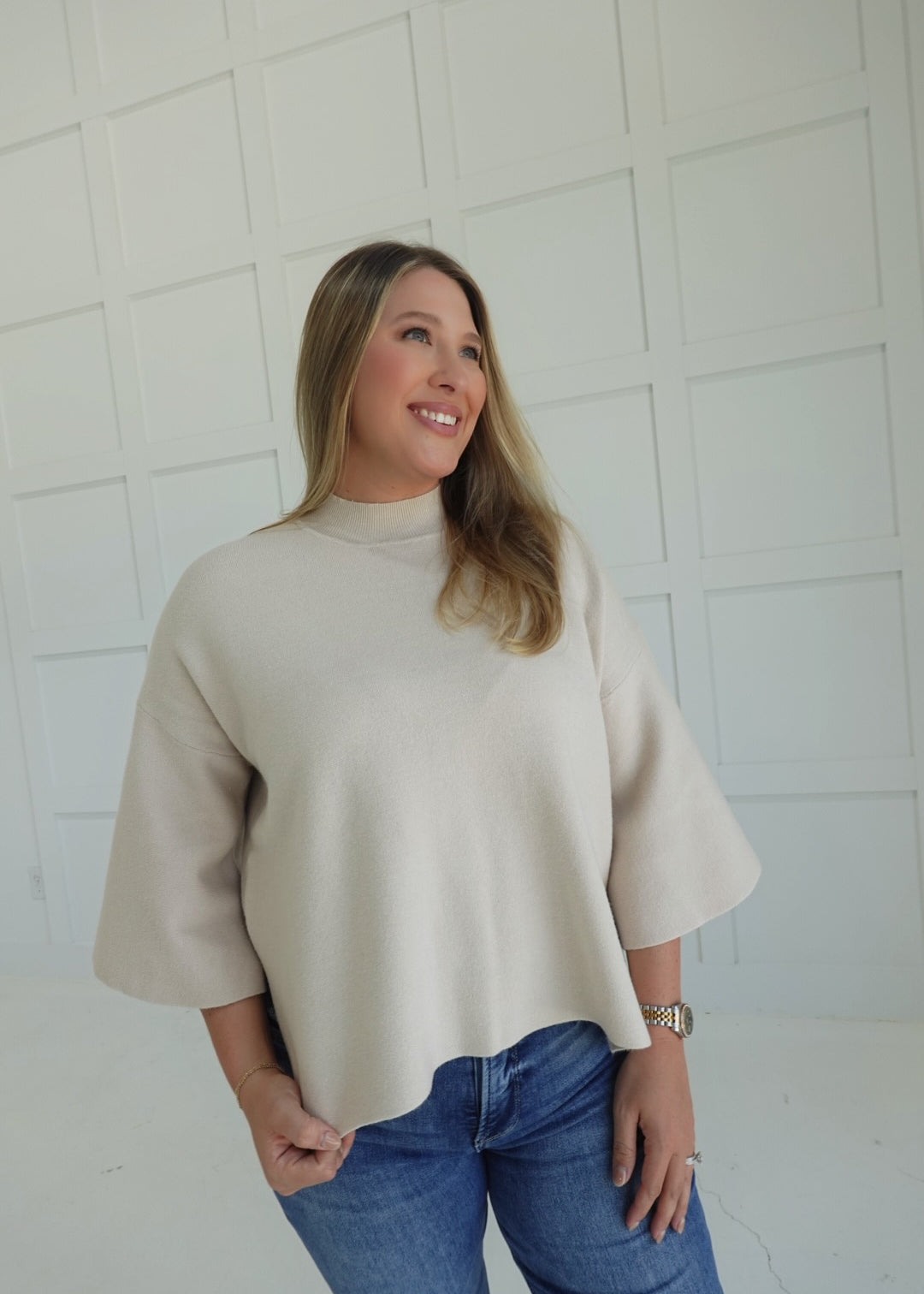 Belles Dowry Sweater - Sand Beige