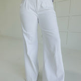 Crisp-Cut Pleated Jean