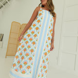 Dippin' Daisy Midi Dress - Blue
