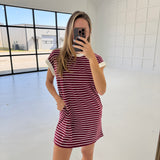 Agenda Is Comfort Dress - Cabernet