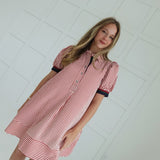 Ever After Mini Dress - Brick