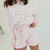 Ditsy Delight Pullover Top