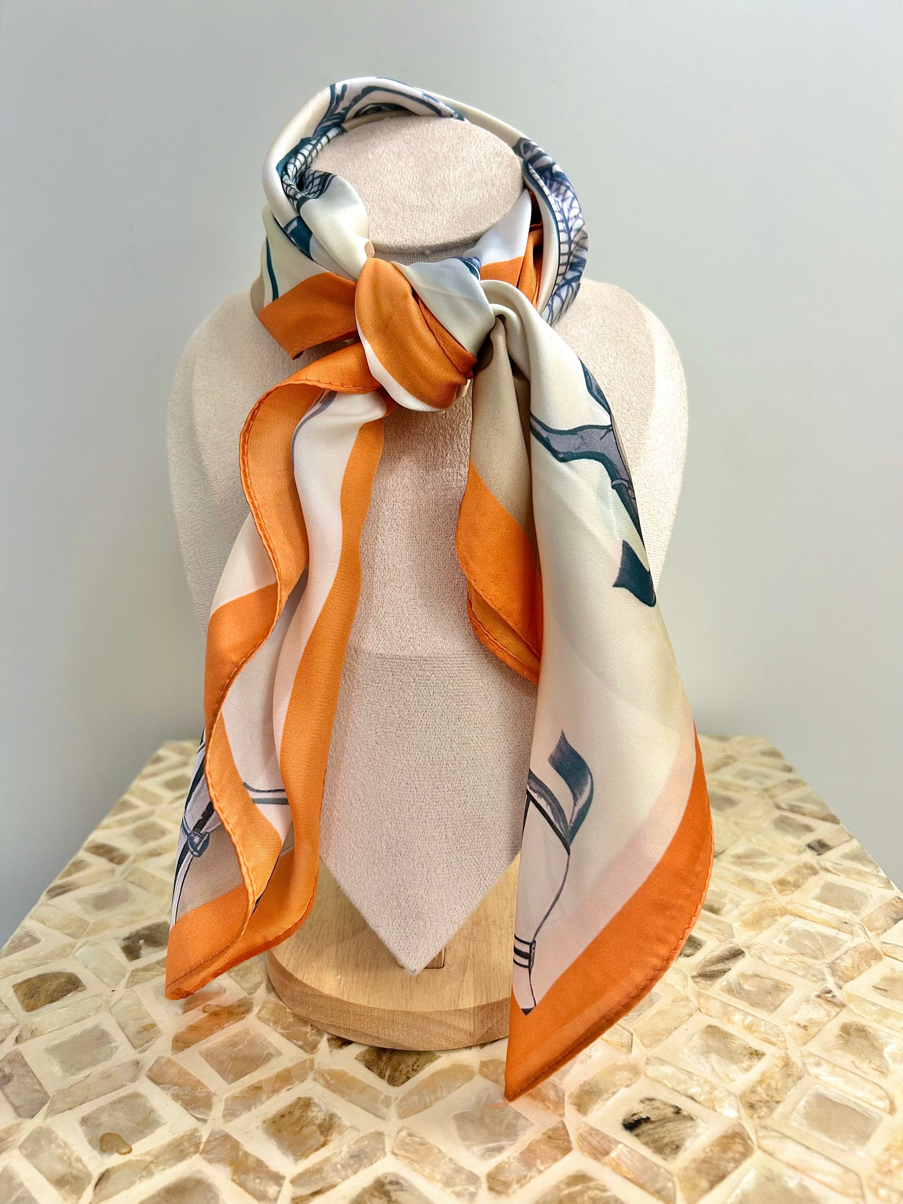 Equestrian Printed Scarf