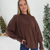 Side Quest Sweater - Brown