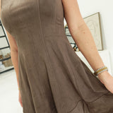 Avril Mini Dress - Dried Wood