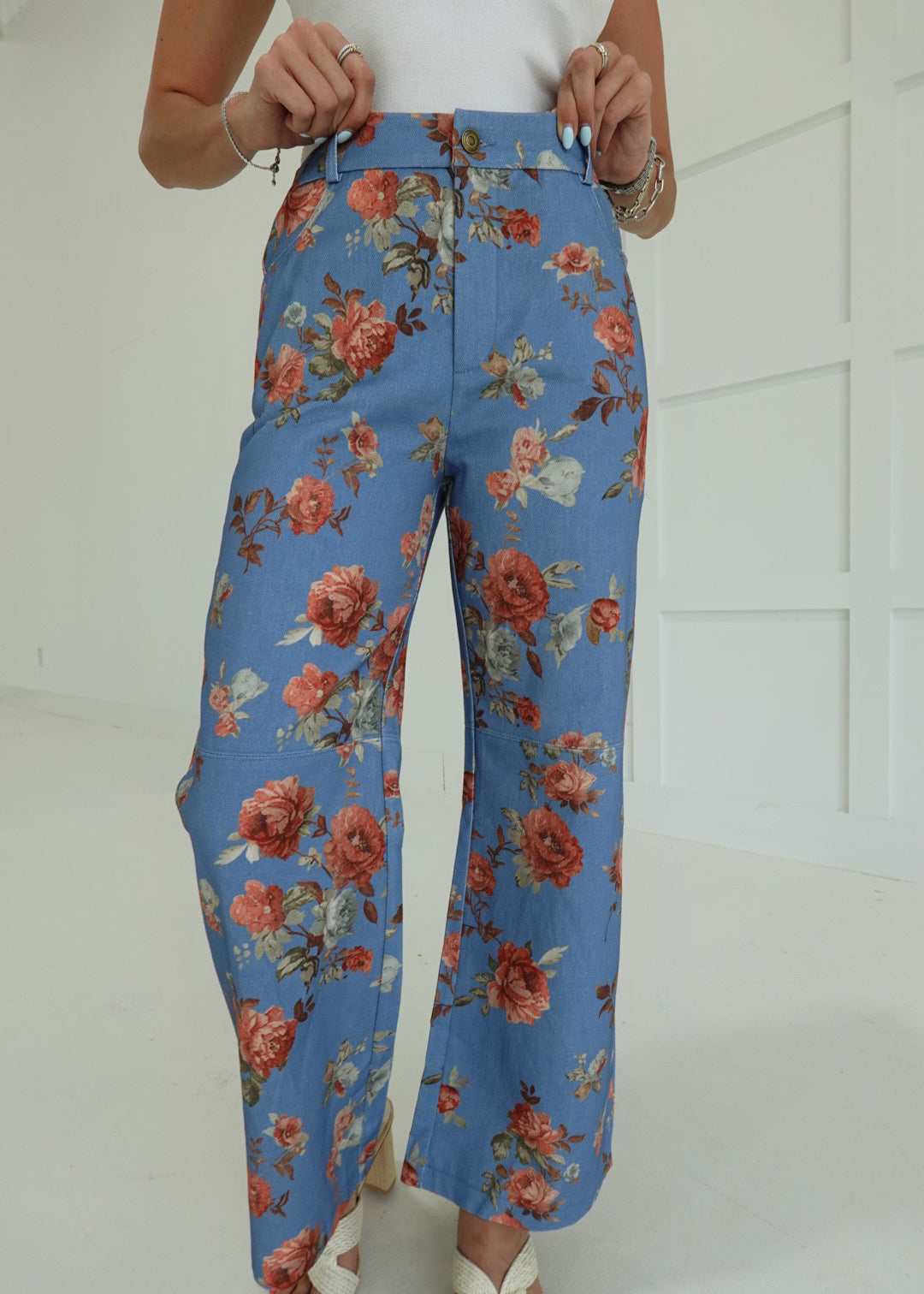 Lolita Floral Pants