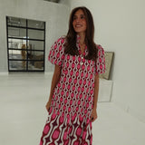 Syd Midi Dress - Berry