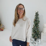 Simply It Pullover - Sand Beige