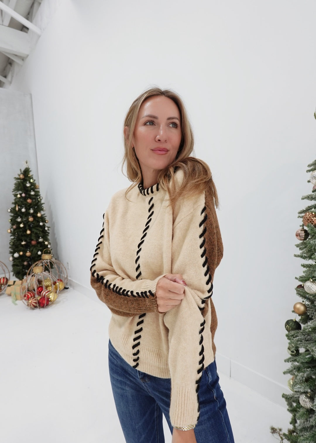 Whipporwill Sweater - Taupe/Brown